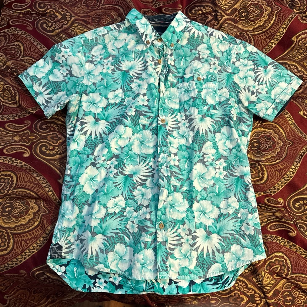 Blue Hawaiian Shirt